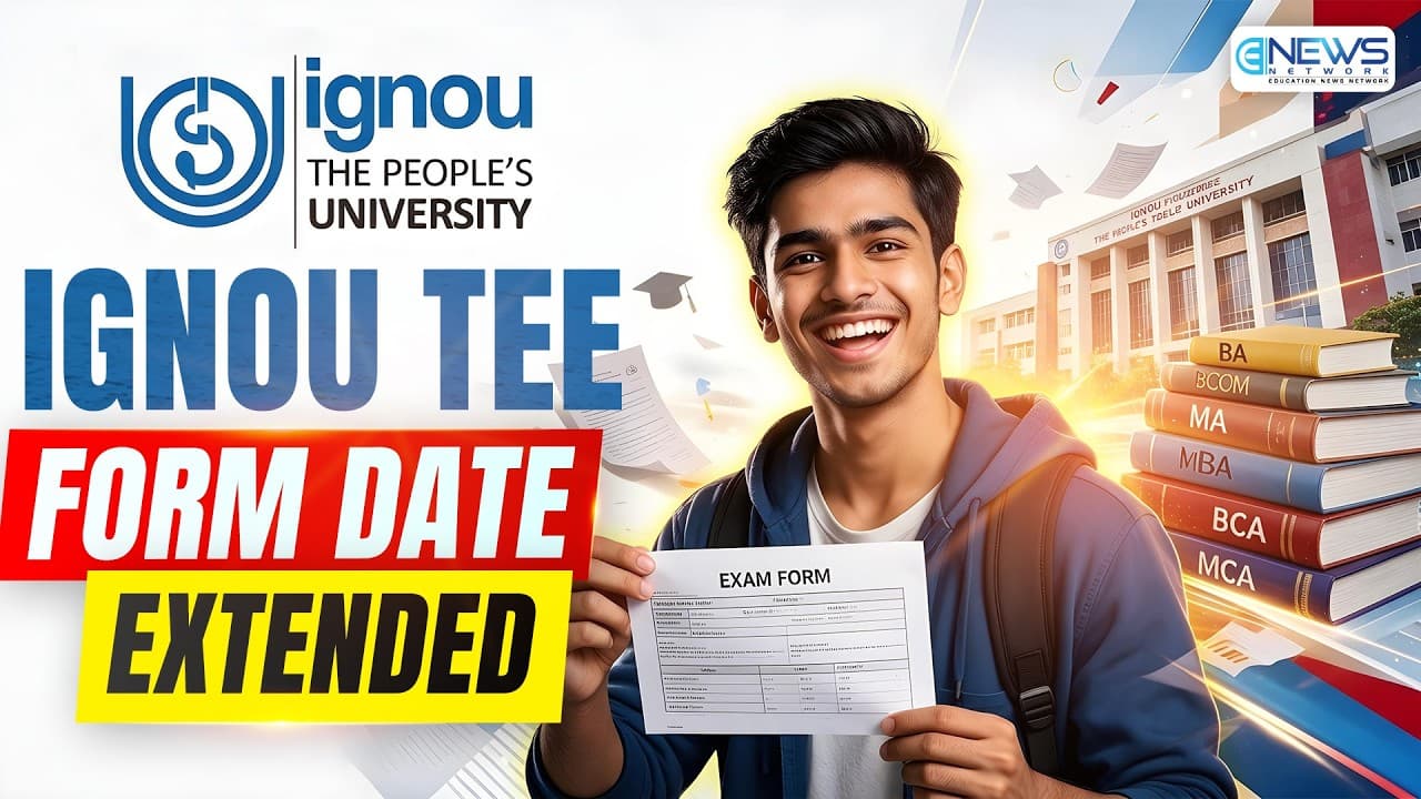 IGNOU Extends December TEE 2026 Exam Form Deadline