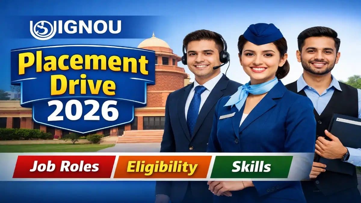 IGNOU Placement Drive on October 26: Field Credit Officer Job, Salary and Eligibility Details